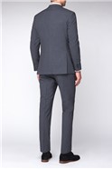  Grey and Blue Micro Check Suit