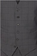  Charcoal & Green Window Check Travel Suit Jacket