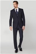  Slim Fit Navy Stretch Suit Jacket