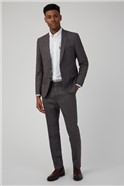  Tailored Fit Burnt Red Puppytooth Suit