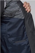  Charcoal Texture Suit Waistcoat