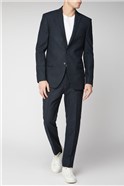  Navy Slim Suit Waistcoat