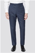  Navy Blue Broken Check Trousers