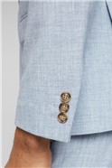  Slim Fit Light Blue Two Piece Suit