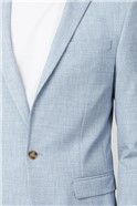  Slim Fit Light Blue Two Piece Suit