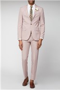  Slim Fit Light Pink Suit Jacket