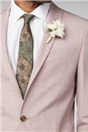  Slim Fit Light Pink Suit Jacket