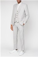  Slim Fit Cool Grey Texture Suit Jacket