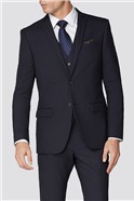  Slim Fit Plain Navy Suit