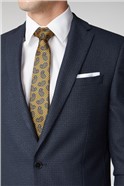  Navy Rust Slim Fit Suit Jacket