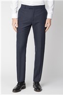  Navy Rust Slim Fit Suit Trousers