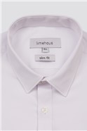  Slim Fit Single Cuff White Stretch Poplin Shirt