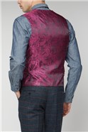  Luca Navy Check Tweed Jacket