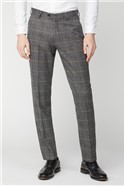  Grey Tweed Check Trousers