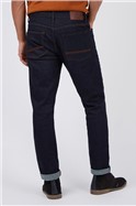  Straight Rinse Wash Jeans