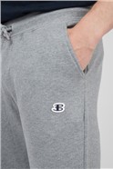 'B by ' Steel Logo Organic Cotton Joggers