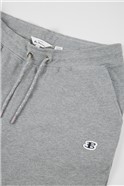 'B by ' Steel Logo Organic Cotton Joggers