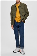  Niles Shirt Jacket in Khaki