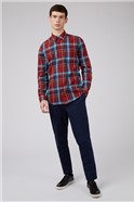  Regular Fit Madras Check Shirt