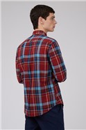  Regular Fit Madras Check Shirt