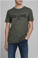 JACK & JONES Green Graphic T-Shirt