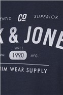 JACK & JONES Navy Graphic T-Shirt