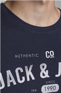 JACK & JONES Navy Graphic T-Shirt