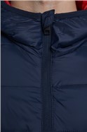 JACK & JONES Navy Hooded Puffer Jacket