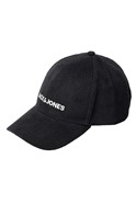 Black Steven Corduroy Cap