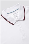  White Chilton Pique Polo Shirt