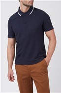  Navy Chilton Pique Polo Shirt