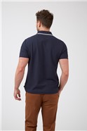  Navy Chilton Pique Polo Shirt