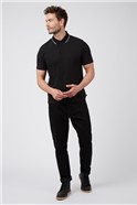  Black Chilton Pique Polo Shirt