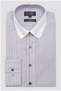 Studio By  Purple Stripe Shirt