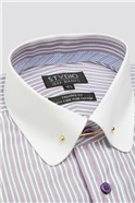 Studio By  Purple Stripe Shirt