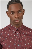  Scattered Floral Print Shirt