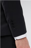  Black Texture Slim Suit