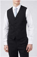  Black Texture Slim Suit