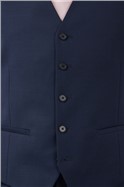  Blue Texture Slim Suit