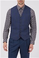  Blue Check Waistcoat