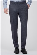  Navy Speckle Slim Fit Trouser