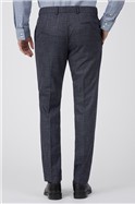  Navy Speckle Slim Fit Trouser