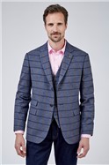  Blue Check Tweed Jacket