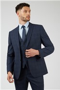  Navy Check Suit 