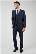  Navy Check Suit 