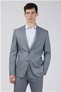  Slim Fit Blue Grey Semi Plain Suit