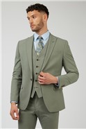  Regular Fit Moss Plain Waistcoat