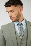  Slim Fit Sage Semi Plain Jacket