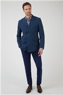  Navy Seersucker Blazer