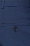  Regular Fit Blue Panama Trousers